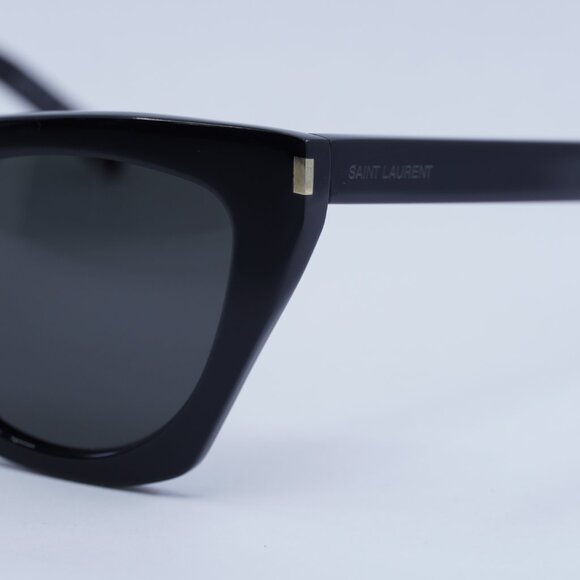 ?️ New Saint Laurent SL214 KATE 001 Sunglasses - Black Frame, Grey Lenses main image 4